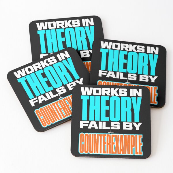 Item preview, Fails By Counterexample Math Student Typography designed and sold by Fun2Fentastic.