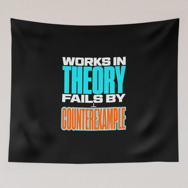 Item preview, Fails By Counterexample Math Student Typography designed and sold by Fun2Fentastic.