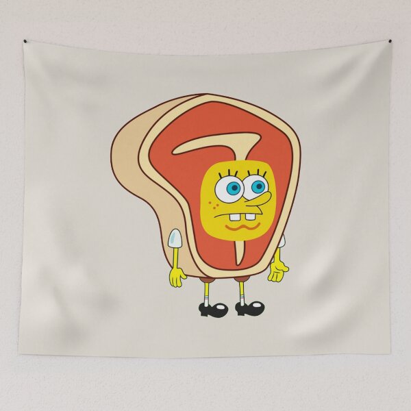 Item preview, Spongebob in Steak Costume  designed and sold by Chron4752.
