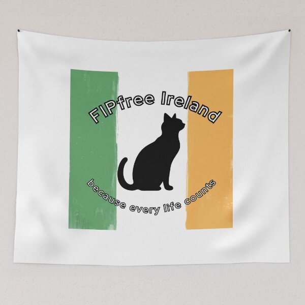 Item preview, FIPfree Ireland we fight for every cat's life to cure FIP feline infectious peritonitis designed and sold by LeBreab.