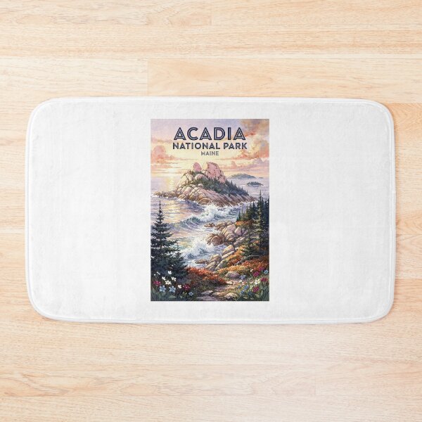 Item preview, Acadia National Park Maine Vintage Watercolor Travel designed and sold by Teelogic.