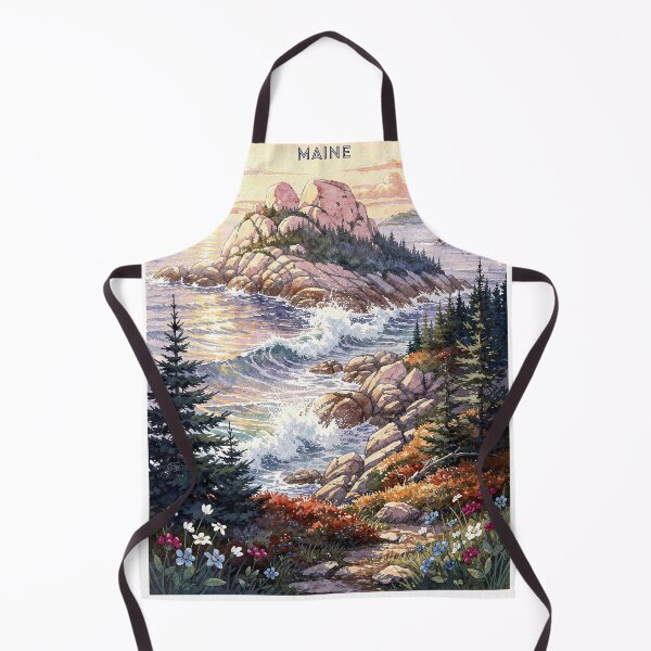 Item preview, Acadia National Park Maine Vintage Watercolor Travel designed and sold by Teelogic.