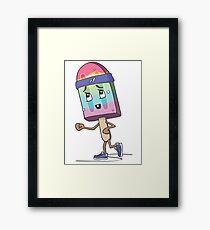 Ice Pop Marathon Framed Print