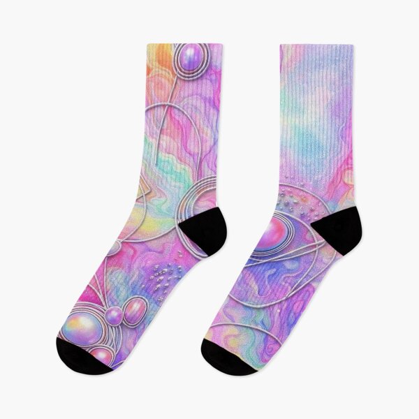 Item preview, Celestial Resonance - Lavender Dream Surreal Art Print | Pastel Cosmic Wall Decor designed and sold by KingsArtworx 2.