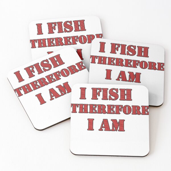 Item preview, I Fish Therefore I Am designed and sold by saadzoro07.