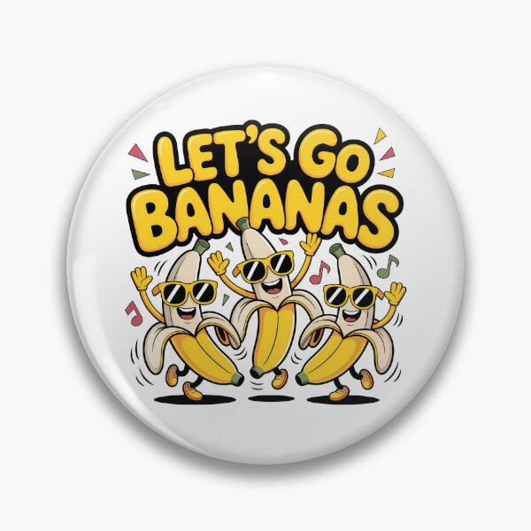 Item preview, Let's Go Bananas – Funny Dancing Banana Party Design designed and sold by LoFizzy.