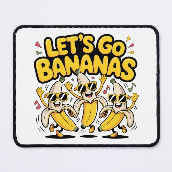 Item preview, Let's Go Bananas – Funny Dancing Banana Party Design designed and sold by LoFizzy.