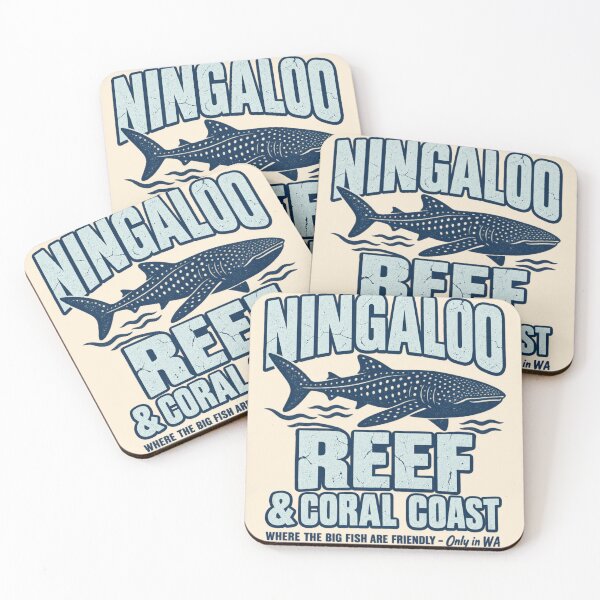 Item preview, Ningaloo Reef Whale Shark Retro Western Australia designed and sold by Yellowriversss.