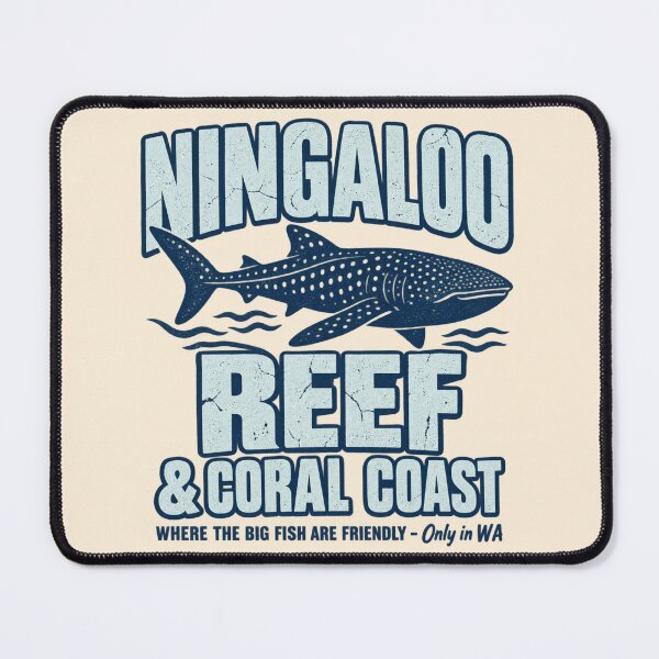 Item preview, Ningaloo Reef Whale Shark Retro Western Australia designed and sold by Yellowriversss.