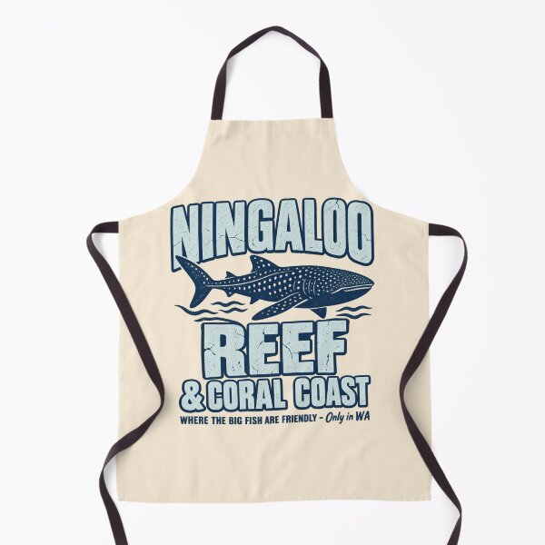 Item preview, Ningaloo Reef Whale Shark Retro Western Australia designed and sold by Yellowriversss.