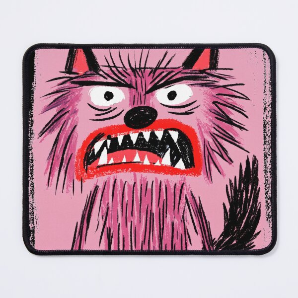 Item preview, Cartoon Pink Werewolf designed and sold by Bernard Santora.