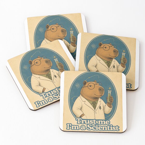 Item preview, Scientist Capybara designed and sold by Mikhs-fantasy.