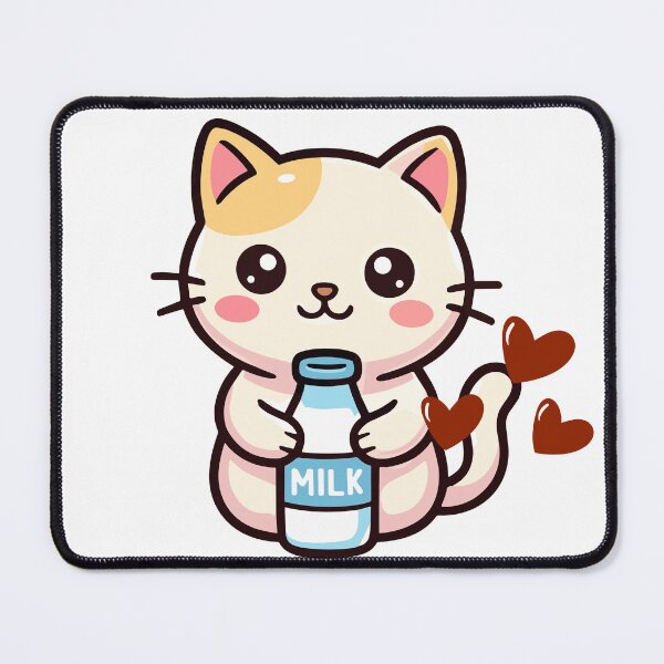 Item preview, Cute Milk Cat designed and sold by Eshopss.