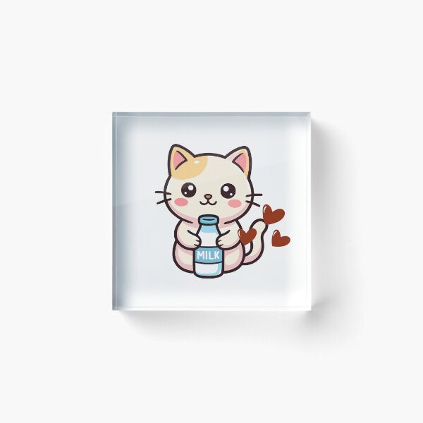 Item preview, Cute Milk Cat designed and sold by Eshopss.