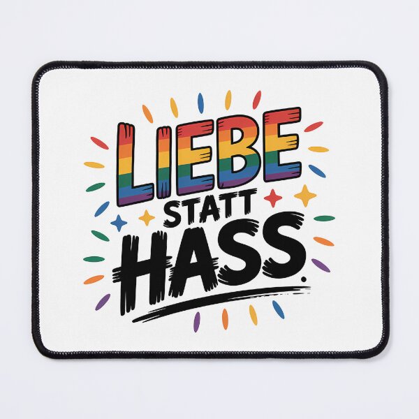 Item preview, Liebe statt Hass – Statement für Menschenrechte und Solidarität designed and sold by LoFizzy.