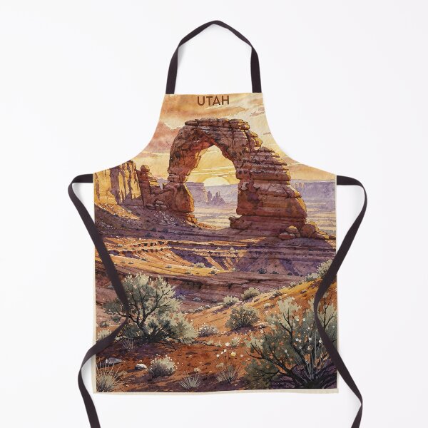 Item preview, Arches National Park Utah Vintage Watercolor Travel designed and sold by Teelogic.