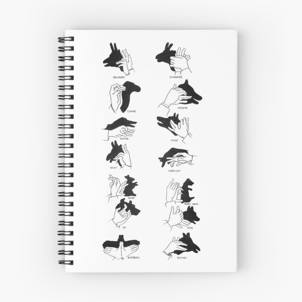 Item preview, Vintage Shadow Puppet Animals – Hand Gesture Animal Silhouettes designed and sold by aloksahu123.