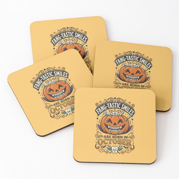 Item preview, Fang-tastic smiles are born in October - Halloween for dentists designed and sold by ParadoxParadox.