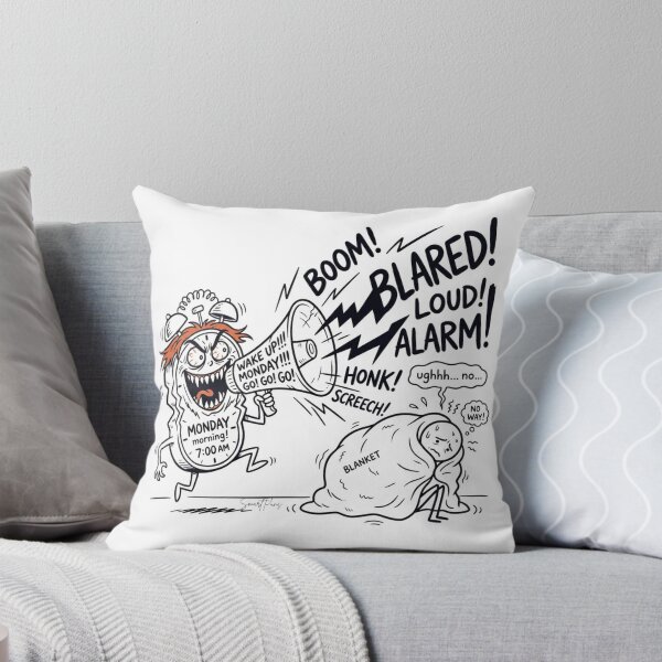 Item preview, Funny Monday Morning Alarm Clock Monster Relatable Pun designed and sold by SmartPuns.