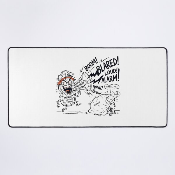 Item preview, Funny Monday Morning Alarm Clock Monster Relatable Pun designed and sold by SmartPuns.