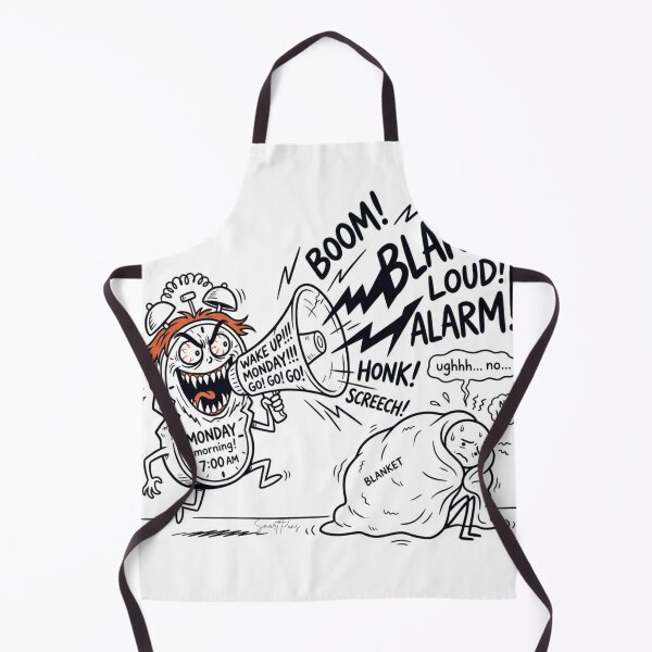 Item preview, Funny Monday Morning Alarm Clock Monster Relatable Pun designed and sold by SmartPuns.