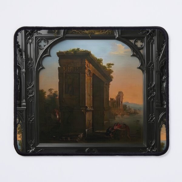 Item preview,  Architrave of The Money Changers (attrib. Viviano Codazzi) Gothic Pastiche designed and sold by FernhorenFits.