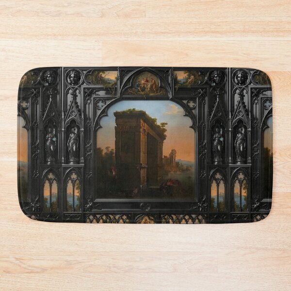 Item preview,  Architrave of The Money Changers (attrib. Viviano Codazzi) Gothic Pastiche designed and sold by FernhorenFits.