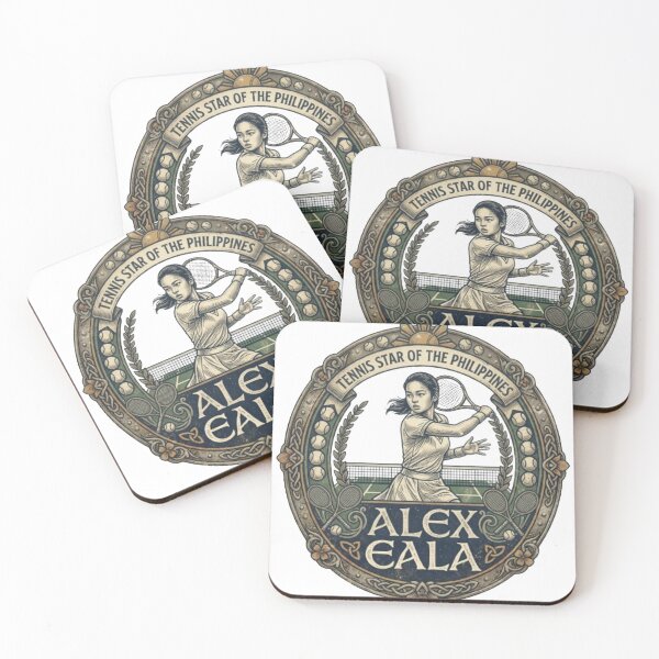 Item preview, Alex Eala Vintage Tennis Crest - Retro Graphic Art designed and sold by ElegantPeople.