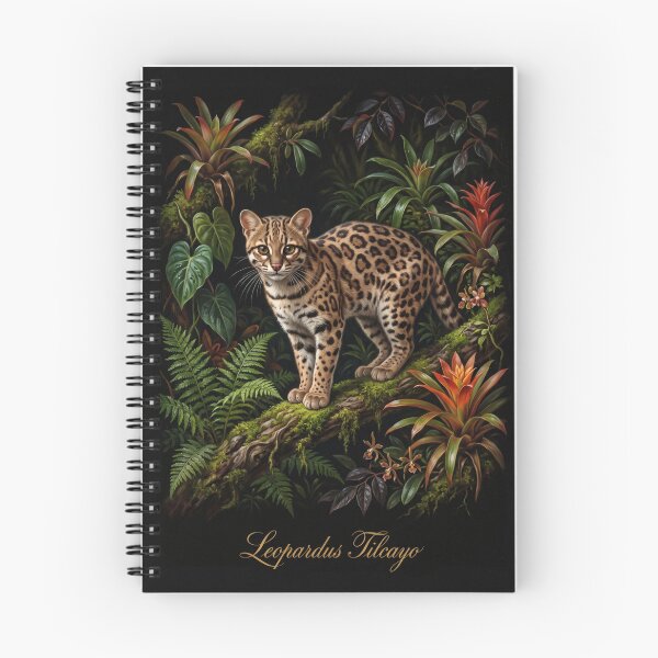 Item preview, Leopardus Tilcayo Wild Cat Botanical Portrait V designed and sold by Yaremchuk.