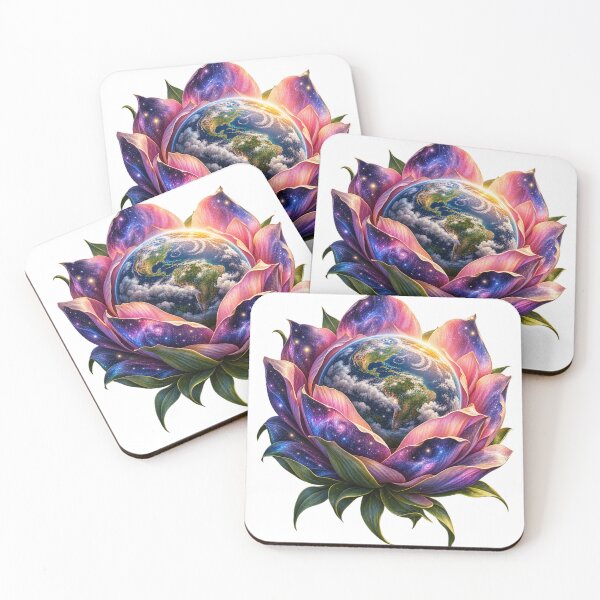 Item preview, Planet Blooming Like a Flower – Cosmic Nature Surreal Art designed and sold by Prince Tripathi .
