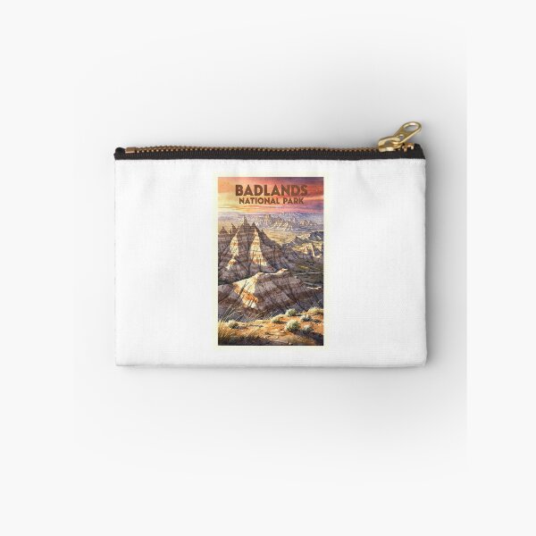 Item preview, Badlands National Park South Dakota Vintage Watercolor Travel designed and sold by Teelogic.