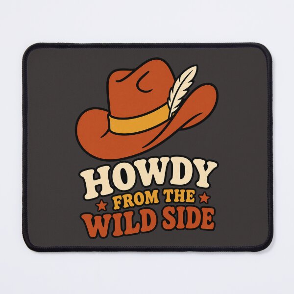 Item preview, Howdy From the Wild Side — Minimalist Western Cowboy Hat Tee designed and sold by Dbm Teeverse.