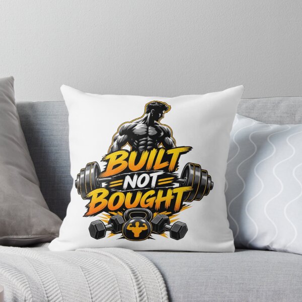 Item preview, Built Not Bought Gym Motivation designed and sold by Design Sounds Studio.