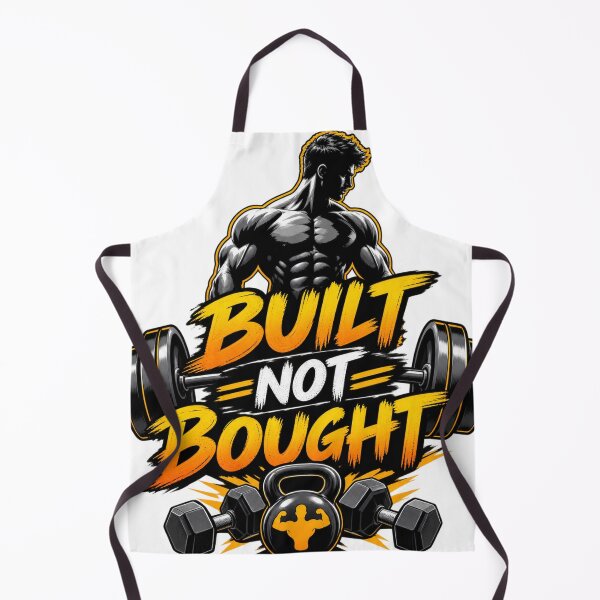 Item preview, Built Not Bought Gym Motivation designed and sold by Design Sounds Studio.