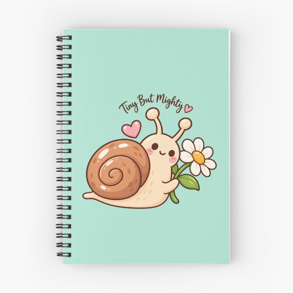 Item preview, Tiny But Mighty Snail Cute Flower Sticker designed and sold by StickyDelights.