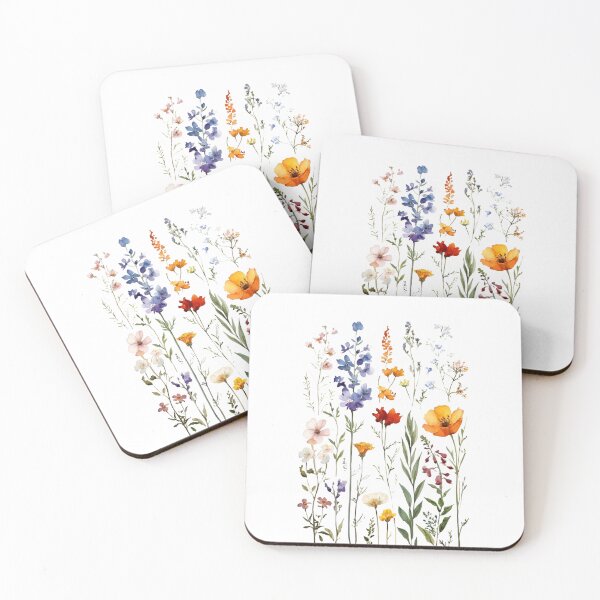 Item preview, Nature's Palette Watercolor Wildflower Botanical Bouquet Flower Painting Digital Artwork Vintage Floral Illustration Flower Garden designed and sold by Matt_Smith.