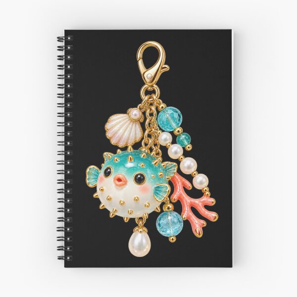 Item preview, Colección de colgantes para bolsos con forma de animales de la suerte: adorables accesorios de arte con forma de criaturas marinas. designed and sold by Georain.
