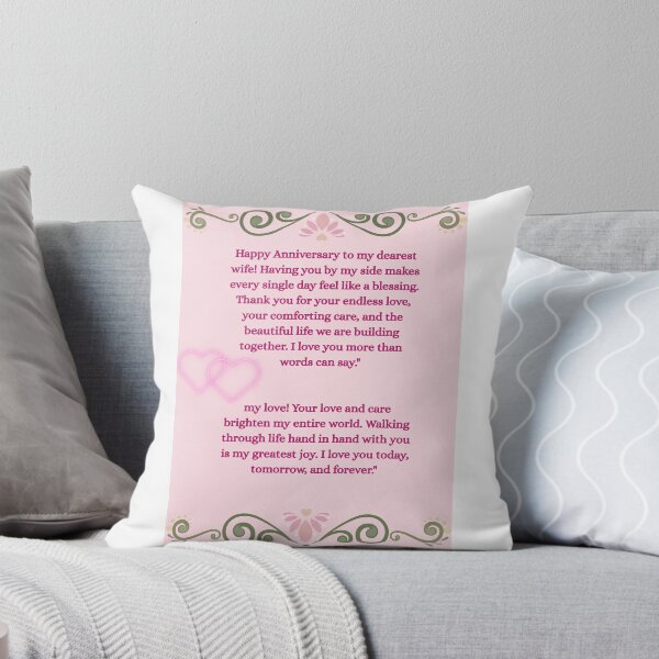 Item preview, Happy anniversary dear wife  designed and sold by bigbrandshop.