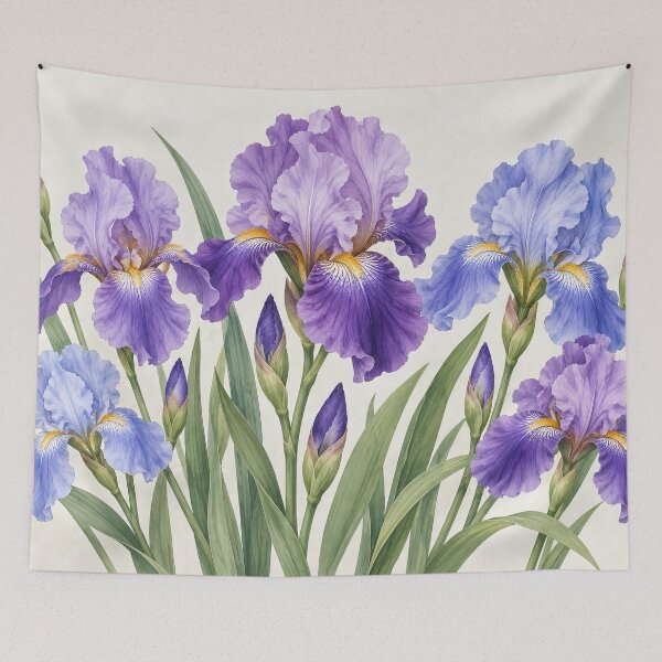 Item preview, Irises Flourishes For Her designed and sold by scicilysimonee.