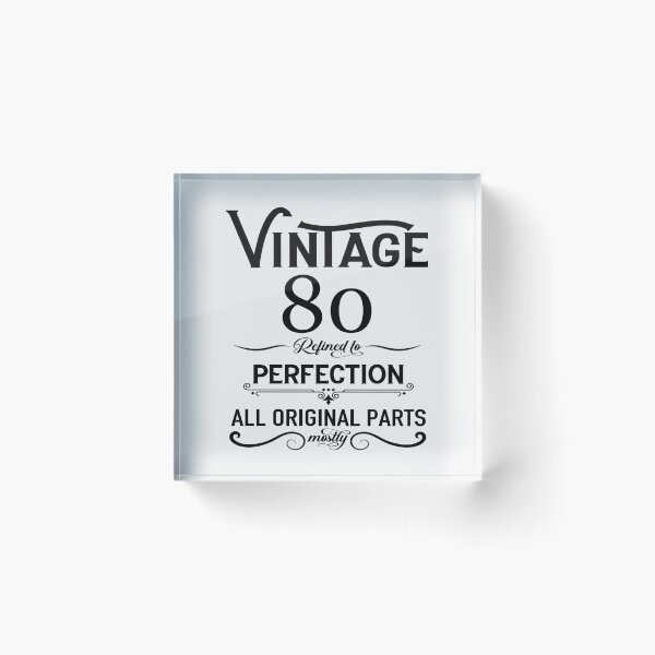 Item preview, Aged To Perfection - Vintage 80 years old - 80th Birthday Party Gift designed and sold by Alexaltay.