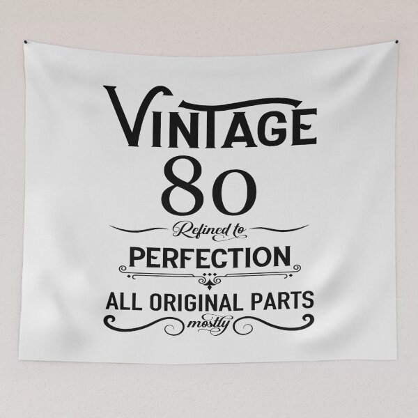 Item preview, Aged To Perfection - Vintage 80 years old - 80th Birthday Party Gift designed and sold by Alexaltay.
