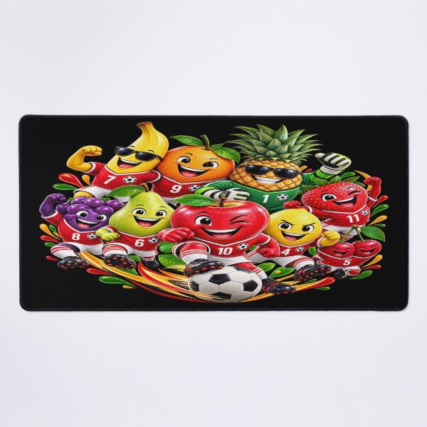 Item preview, Fruit Football Team – Fun Soccer Squad designed and sold by TroviTutto.