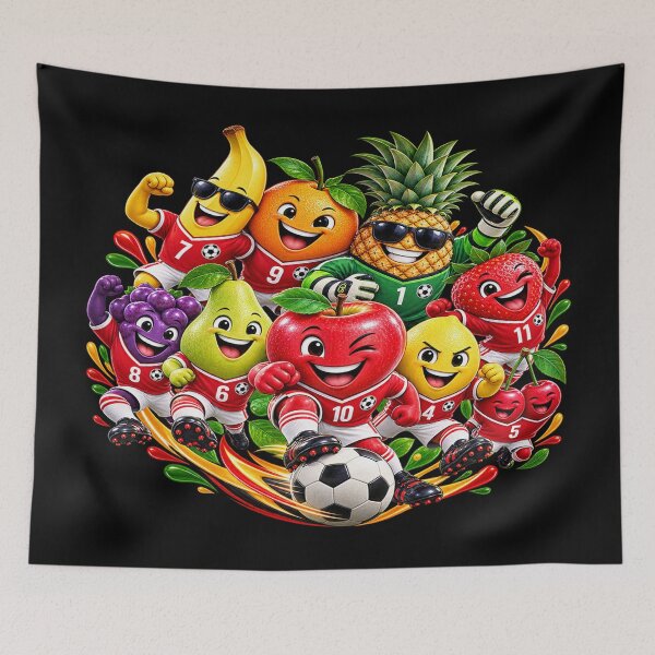 Item preview, Fruit Football Team – Fun Soccer Squad designed and sold by TroviTutto.