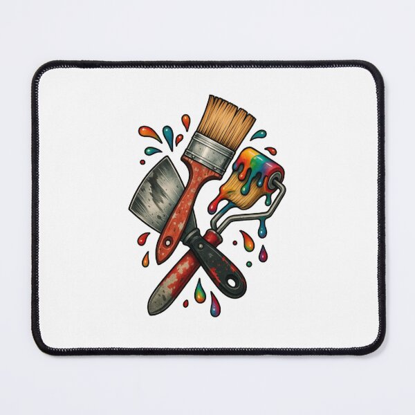 Item preview, Colorful Paint Brushes & Artistic Tools – Creative Painter Design designed and sold by aloksahu123.