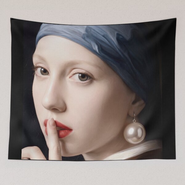 Item preview, La joven de la perla, Vermeer designed and sold by CottonWords.
