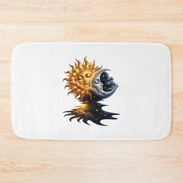 Item preview, Sun and Moon Sharing One Shadow – Celestial Duality Cosmic Art designed and sold by Prince Tripathi .