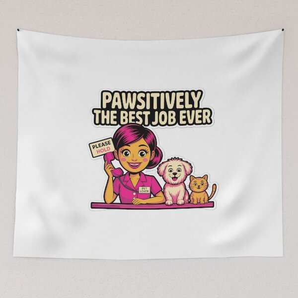Item preview, Pawsitively Best Job Ever designed and sold by NiftyWrx.