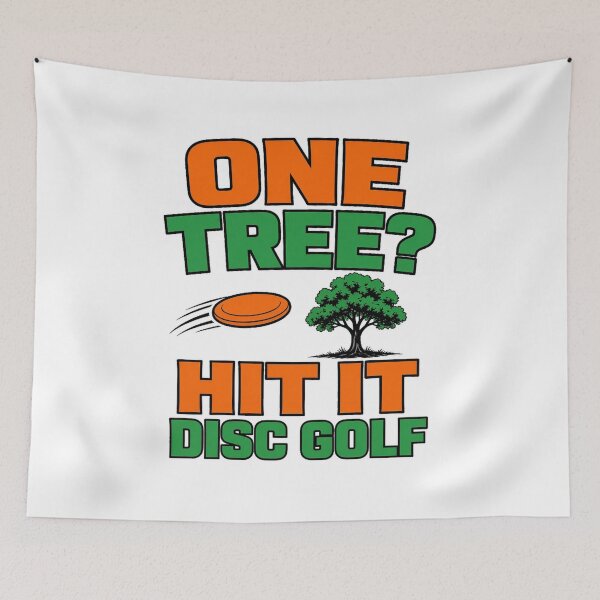 Item preview, One Tree Hit It Funny Disc Golf Frisbee Player Humor designed and sold by MirengLab.