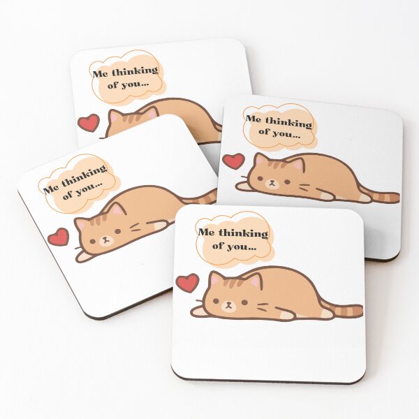 Item preview, Cute Cat Thinking of You designed and sold by Eshopss.