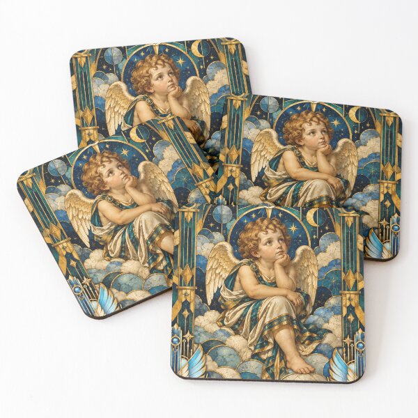 Item preview, Cherub angel thinking designed and sold by saranagliccuris.